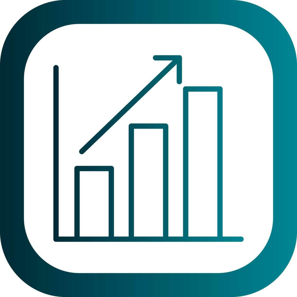 Bar chart Vector Icon Design