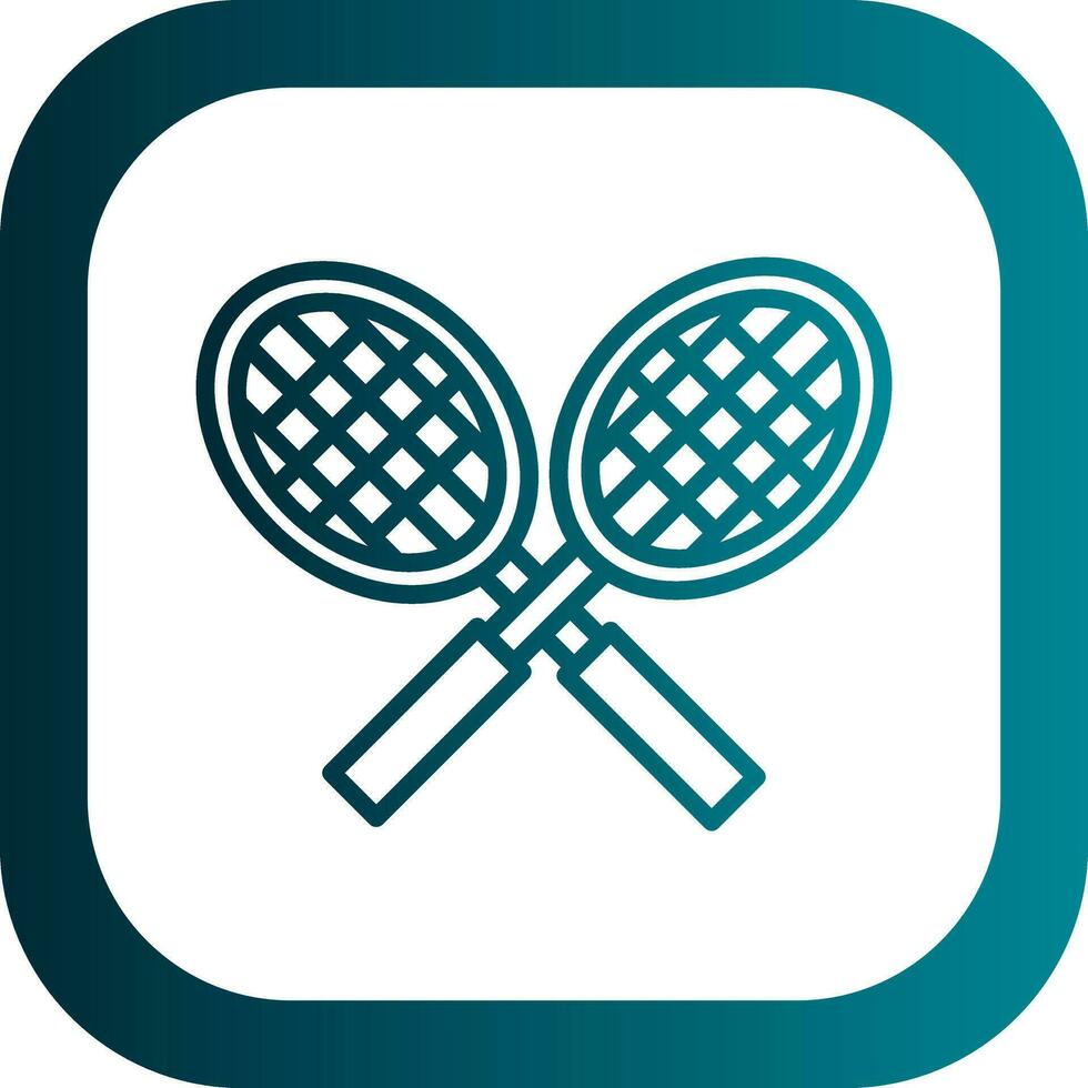 Tennis racket Vector Icon Design