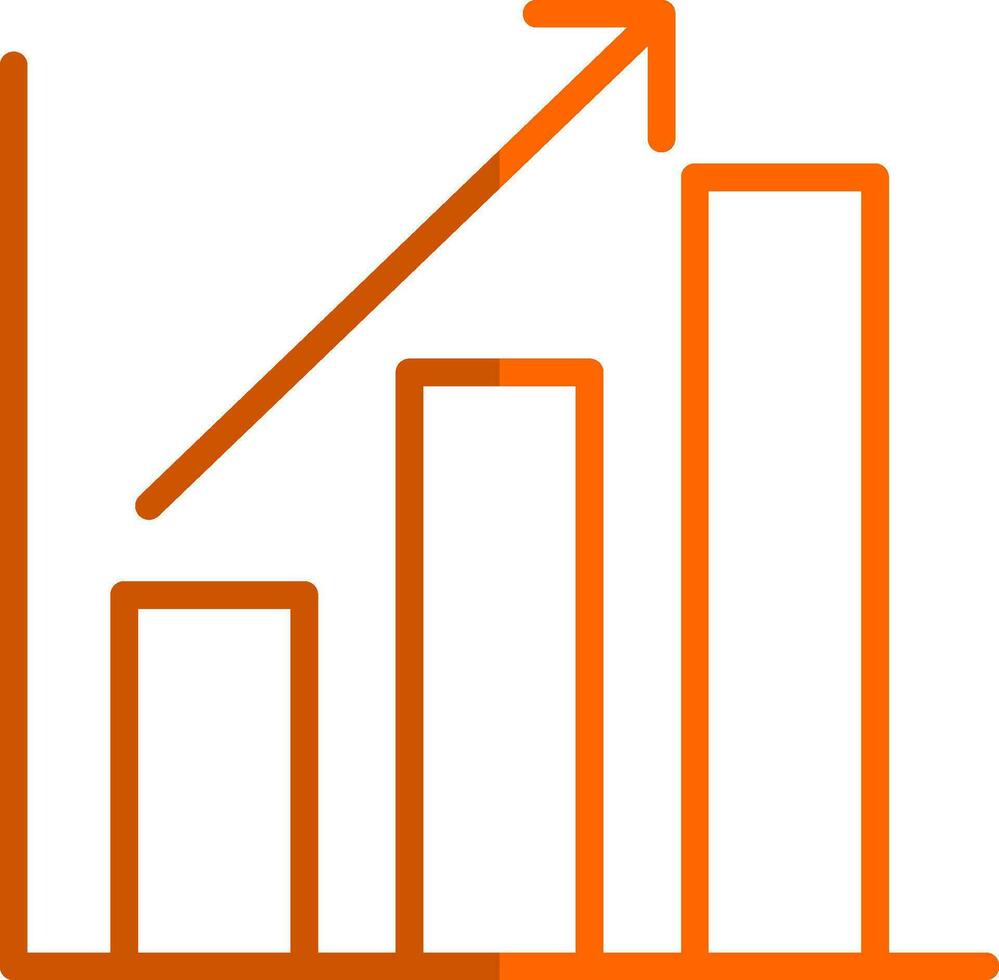 Bar chart Vector Icon Design