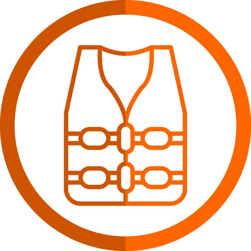 Life jacket Vector Icon Design