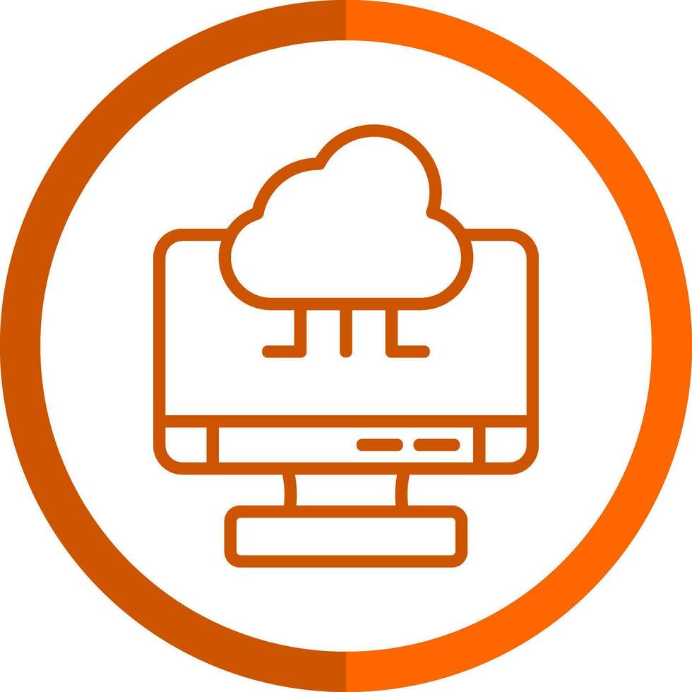 Cloud Computing Vector Icon Design