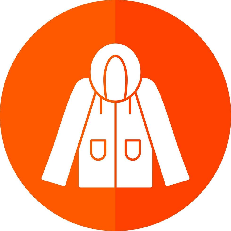 Raincoat Vector Icon Design