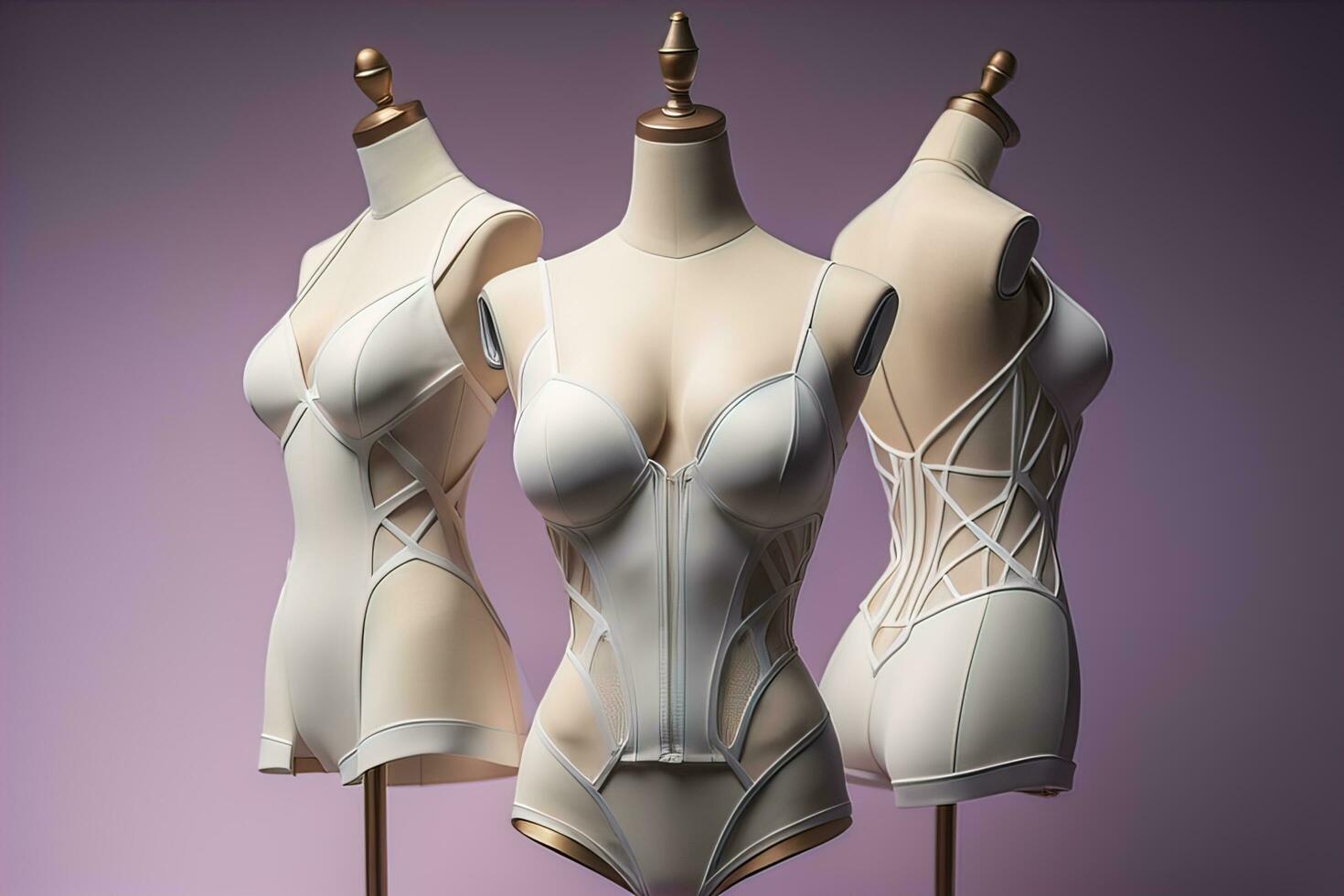 Sensual lingerie on a mannequin. ai generative photo