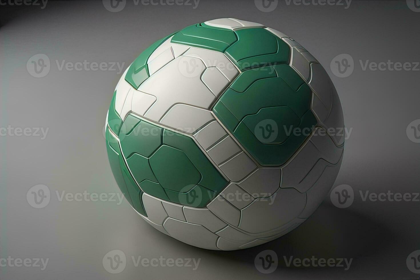 Closeup of a colourful ball. ai generative photo