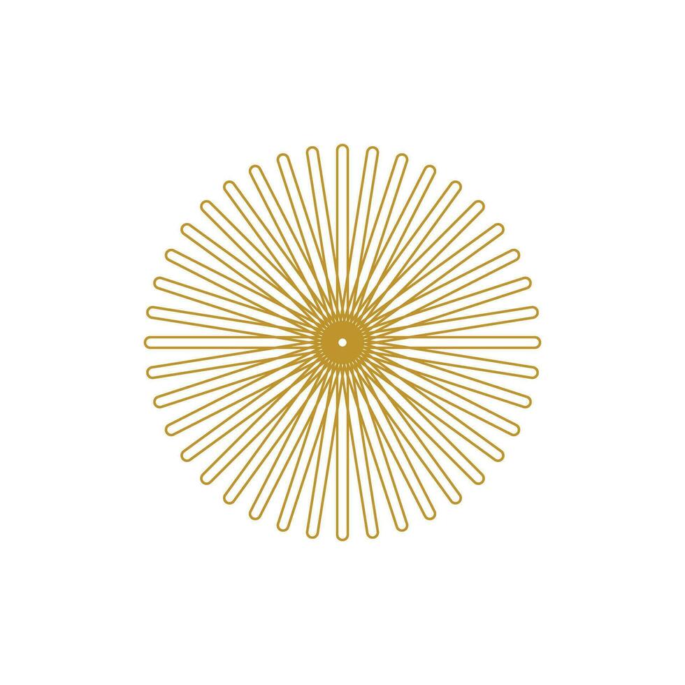 sencillo resumen geométrico oro metal color flor patrón, perfecto para fondo, papel tapiz vector