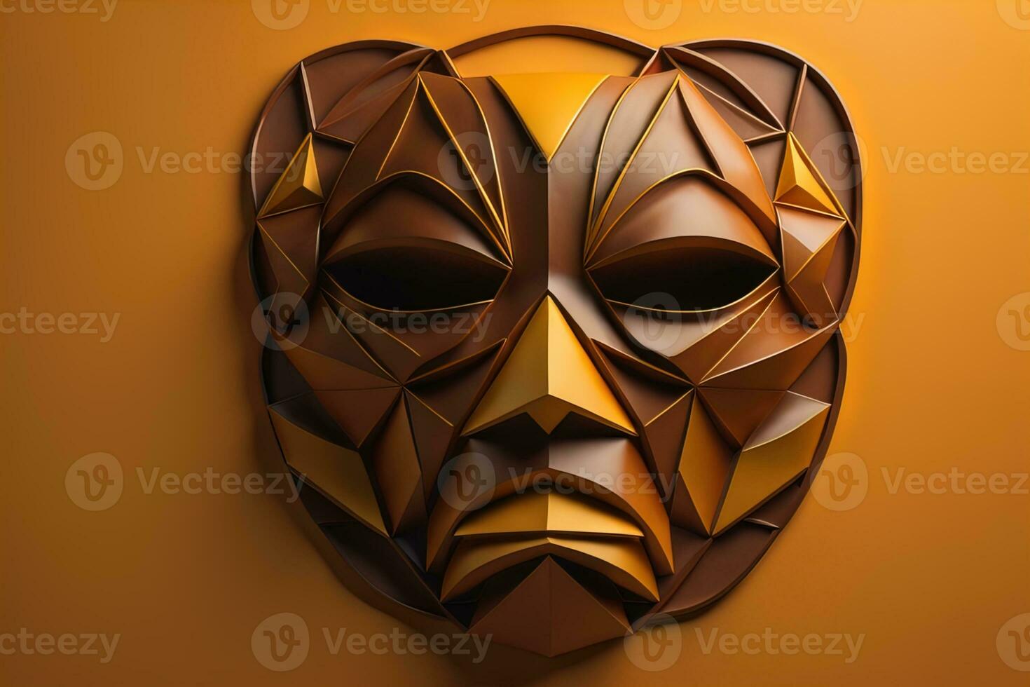 Mardi Gras mask isolated on solid color background. ai generative photo