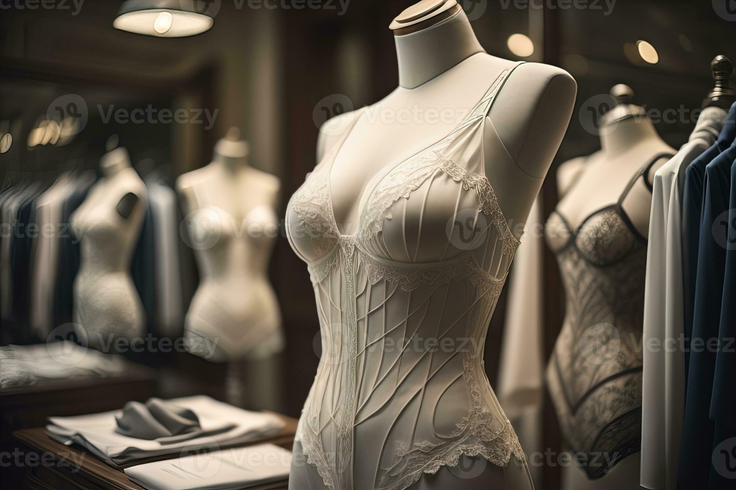 Sensual lingerie on a mannequin. ai generative 30411100 Stock Photo at  Vecteezy