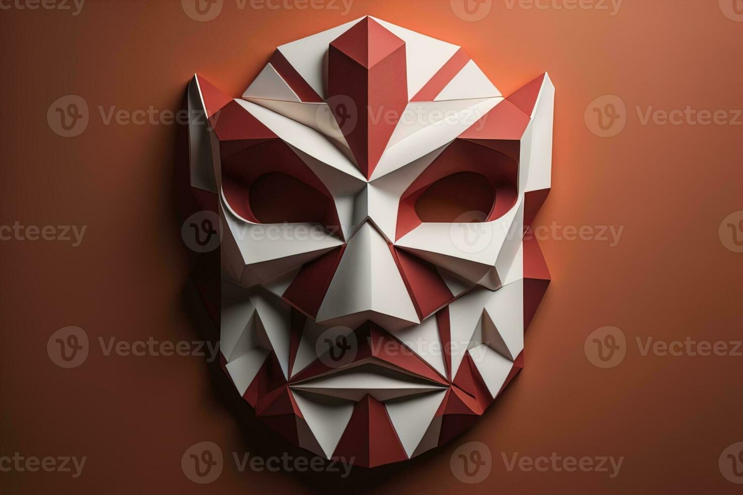 Mardi Gras mask isolated on solid color background. ai generative photo