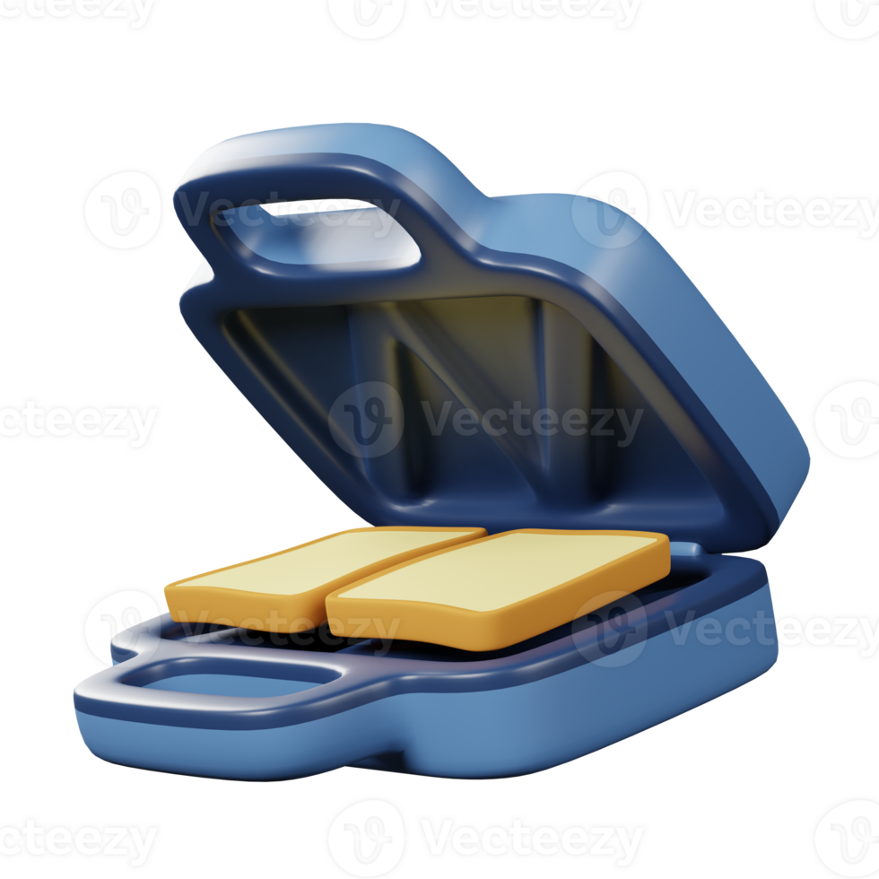 Sandwich maker 3d render on transparent background. 30413440 PNG