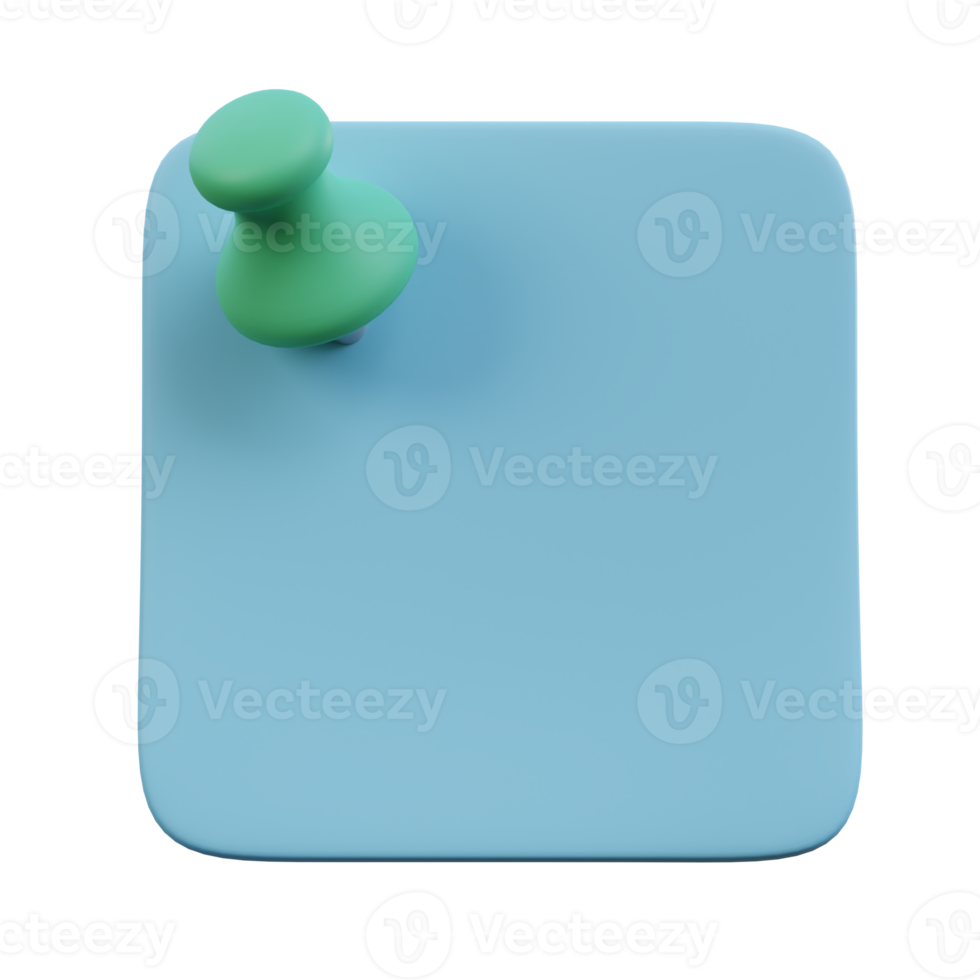 paper reminder 3d render illustration. png