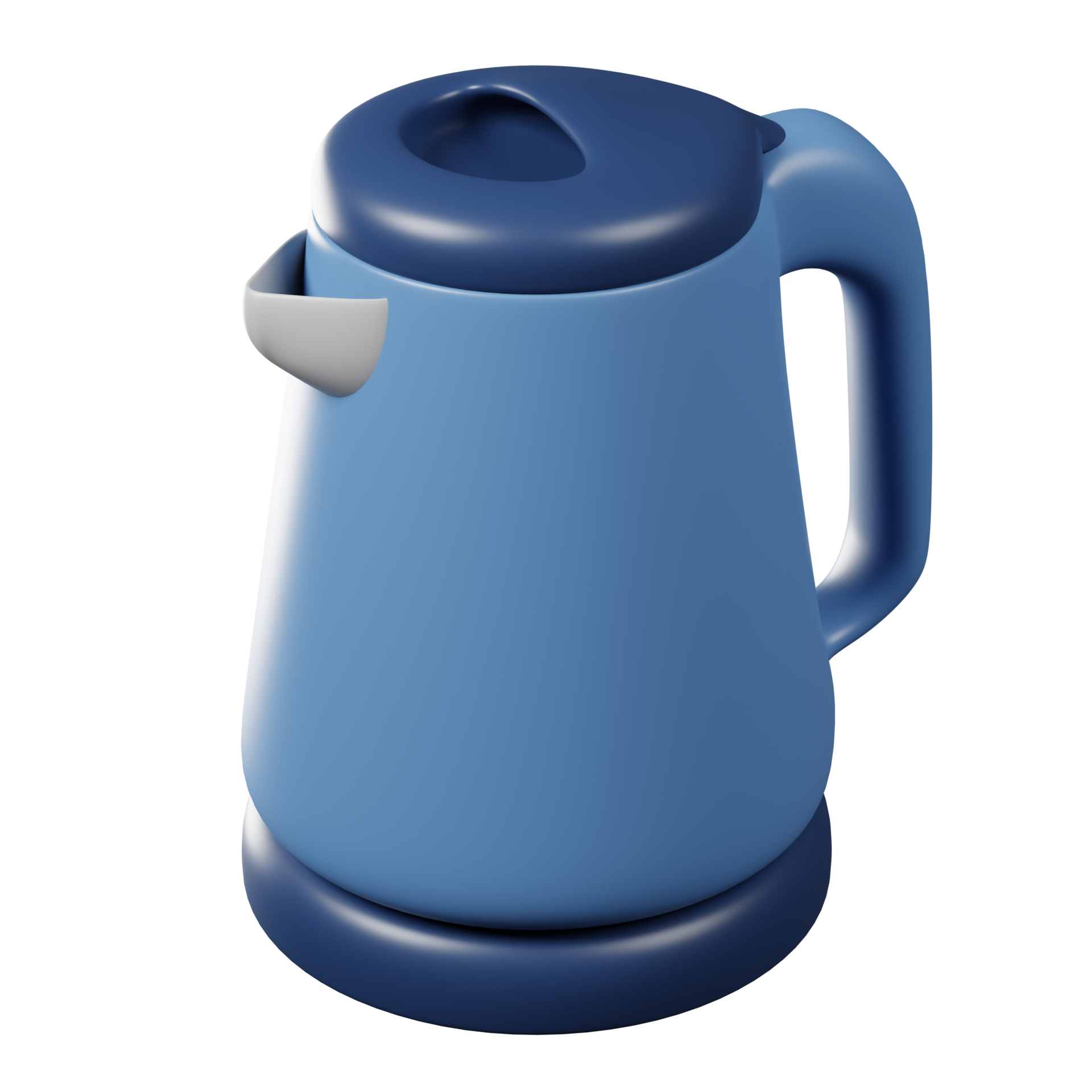 Hot water kettle 3d render on transparent background. 30413453 PNG
