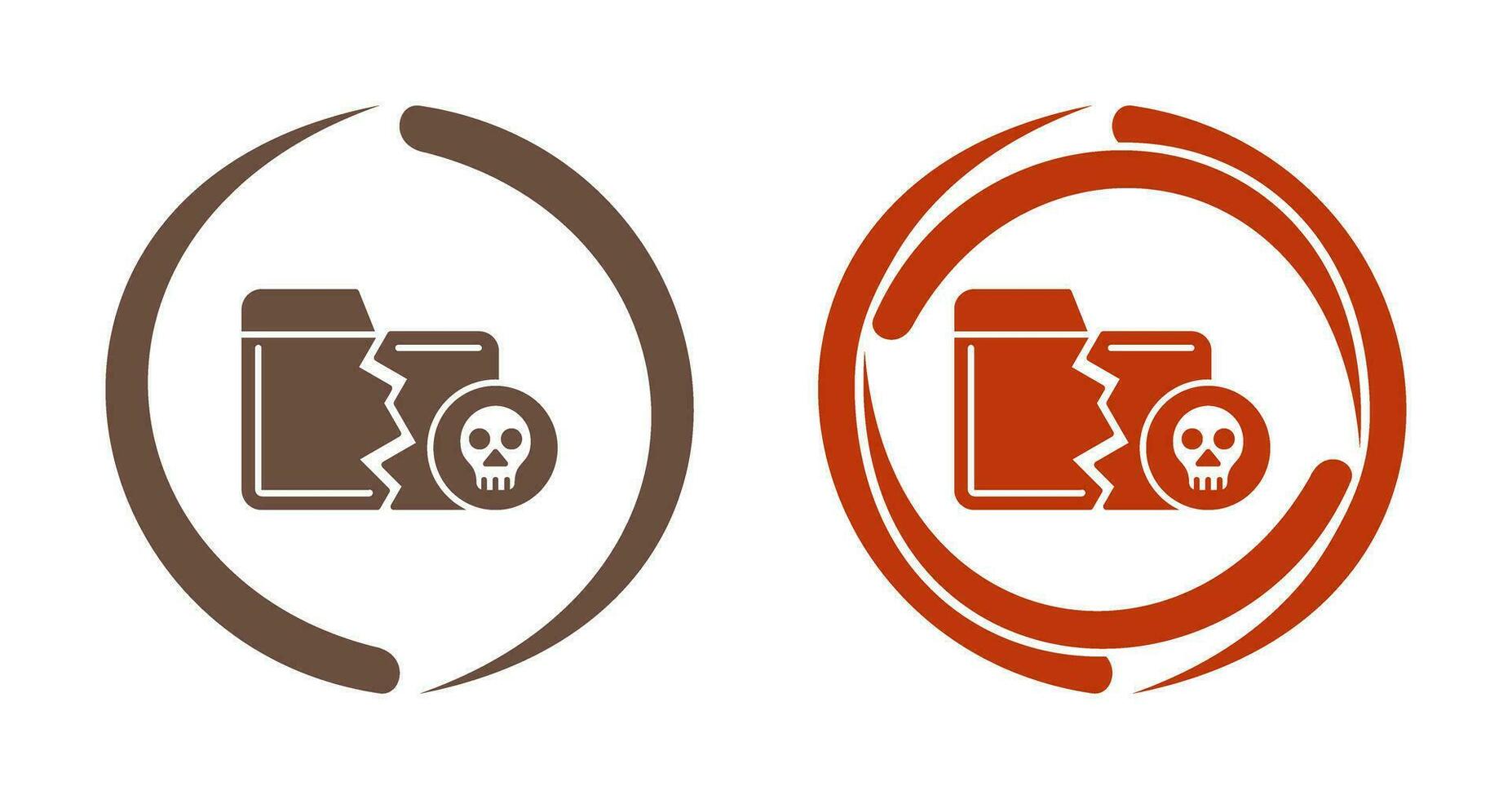 Infected Files Vector Icon