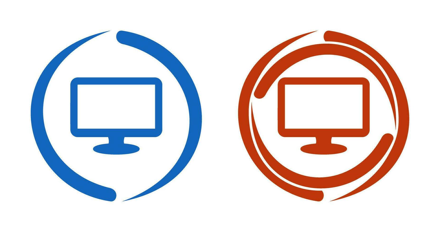 Monitor Vector Icon