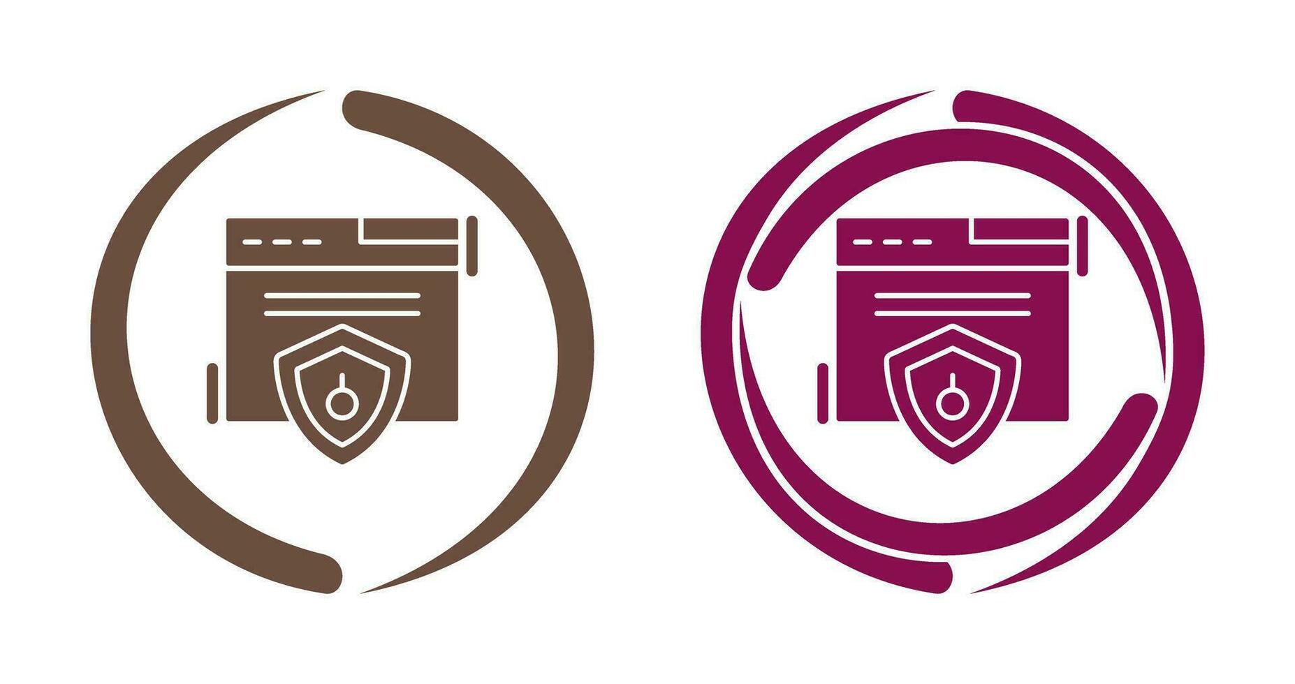 Web Security Vector Icon