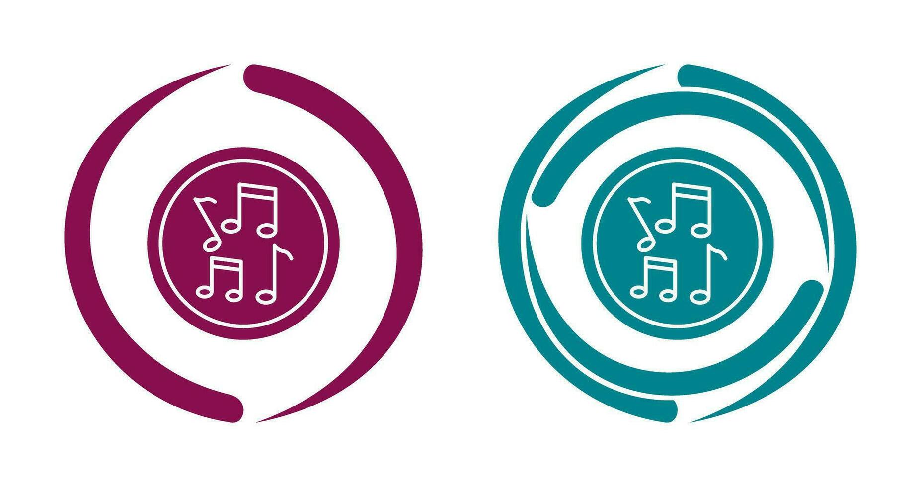 Musical Notes Vector Icon