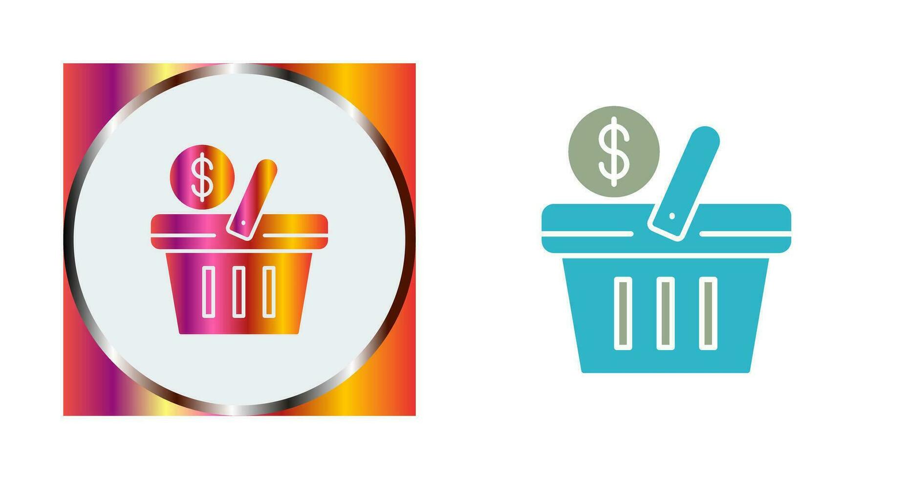 Shopping Basket Vector Icon