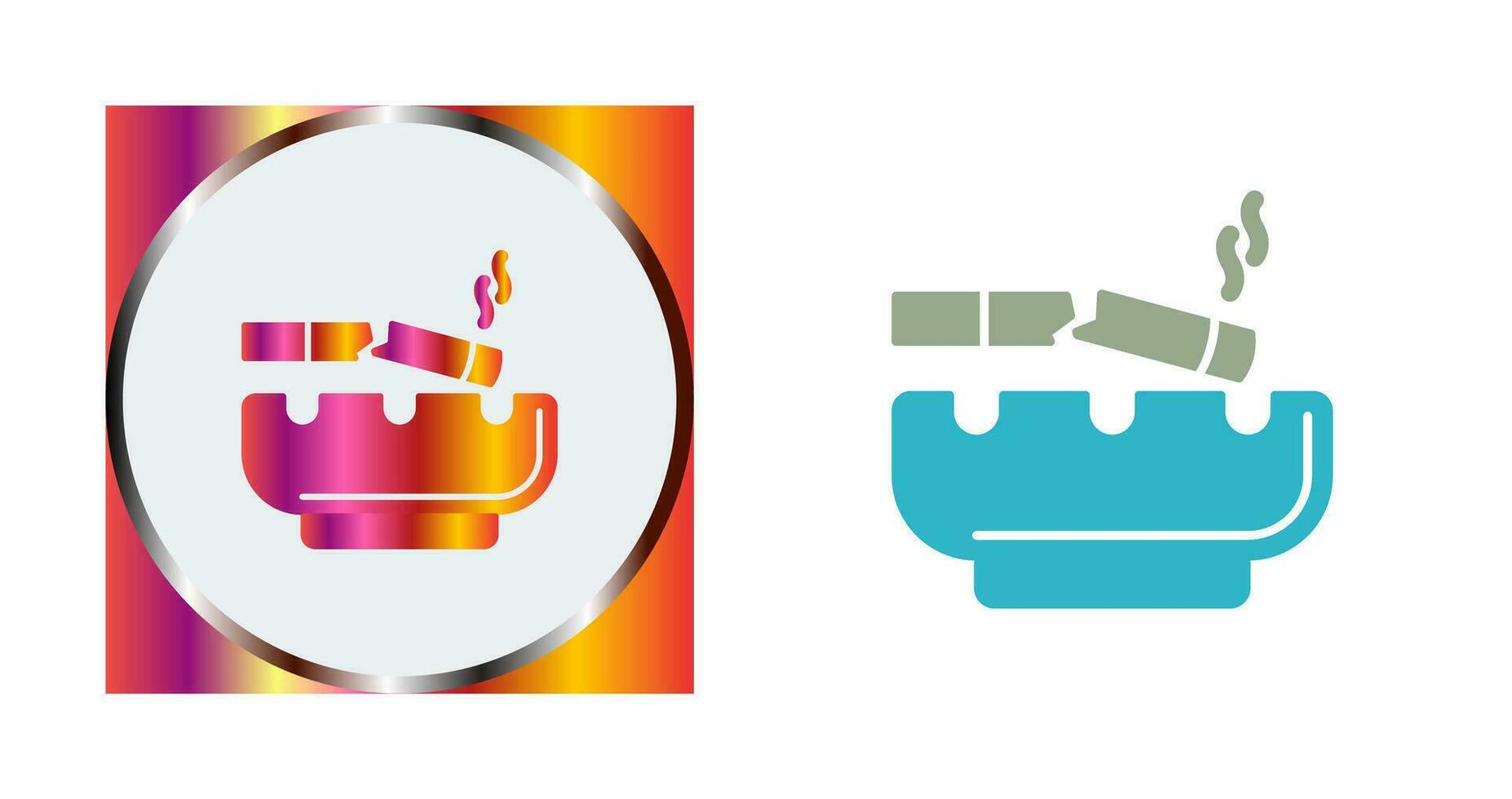 Broken Cigarette Vector Icon