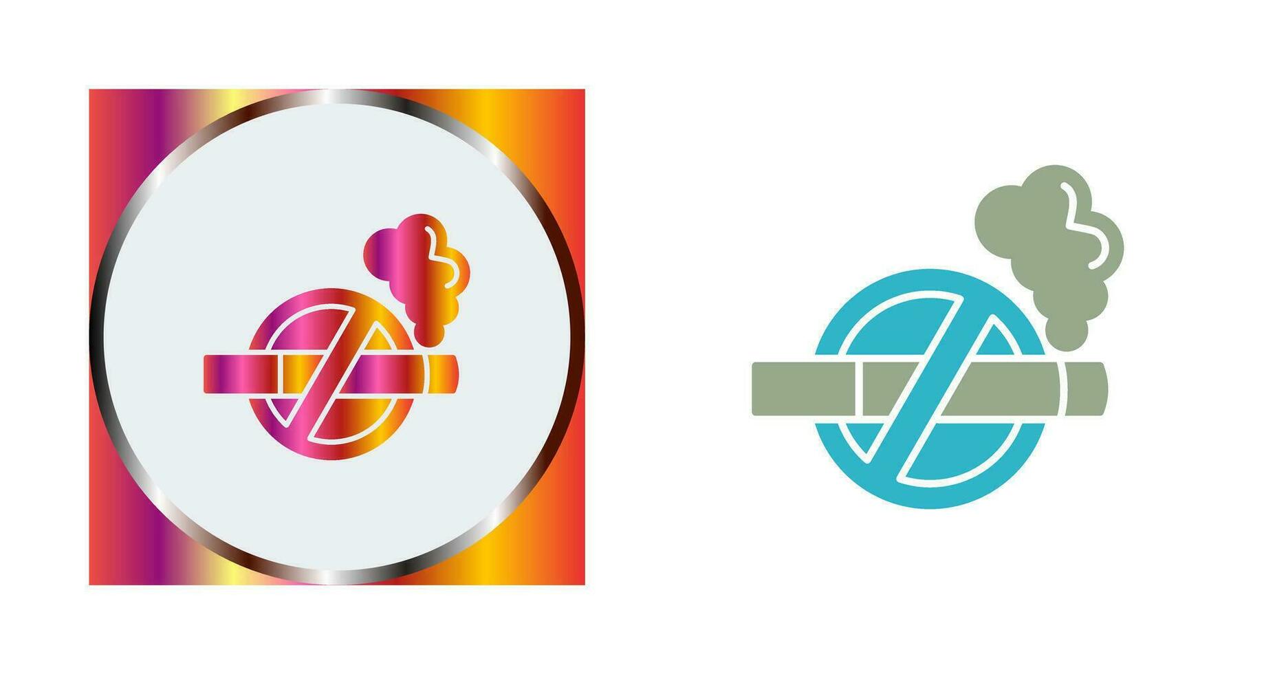 No Tobacco Vector Icon
