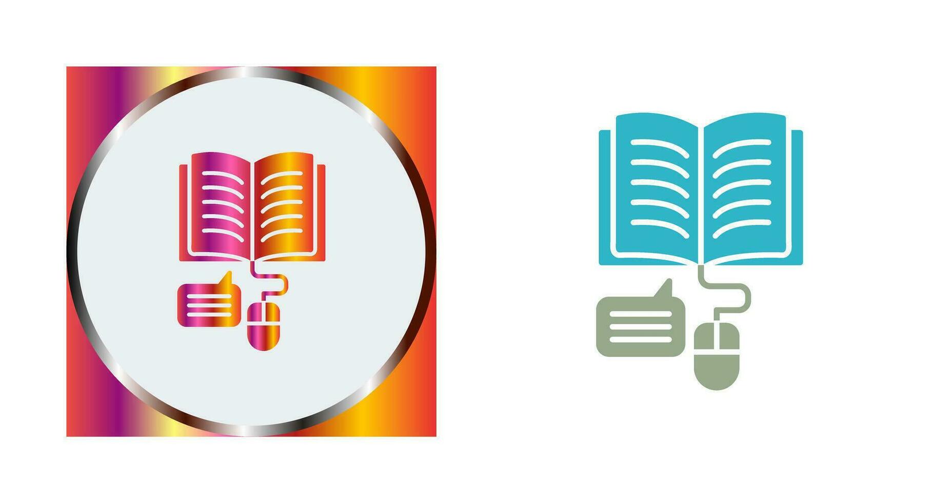 Online Learning Vector Icon
