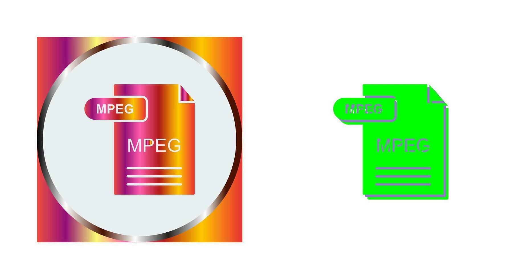 MPEG Vector Icon