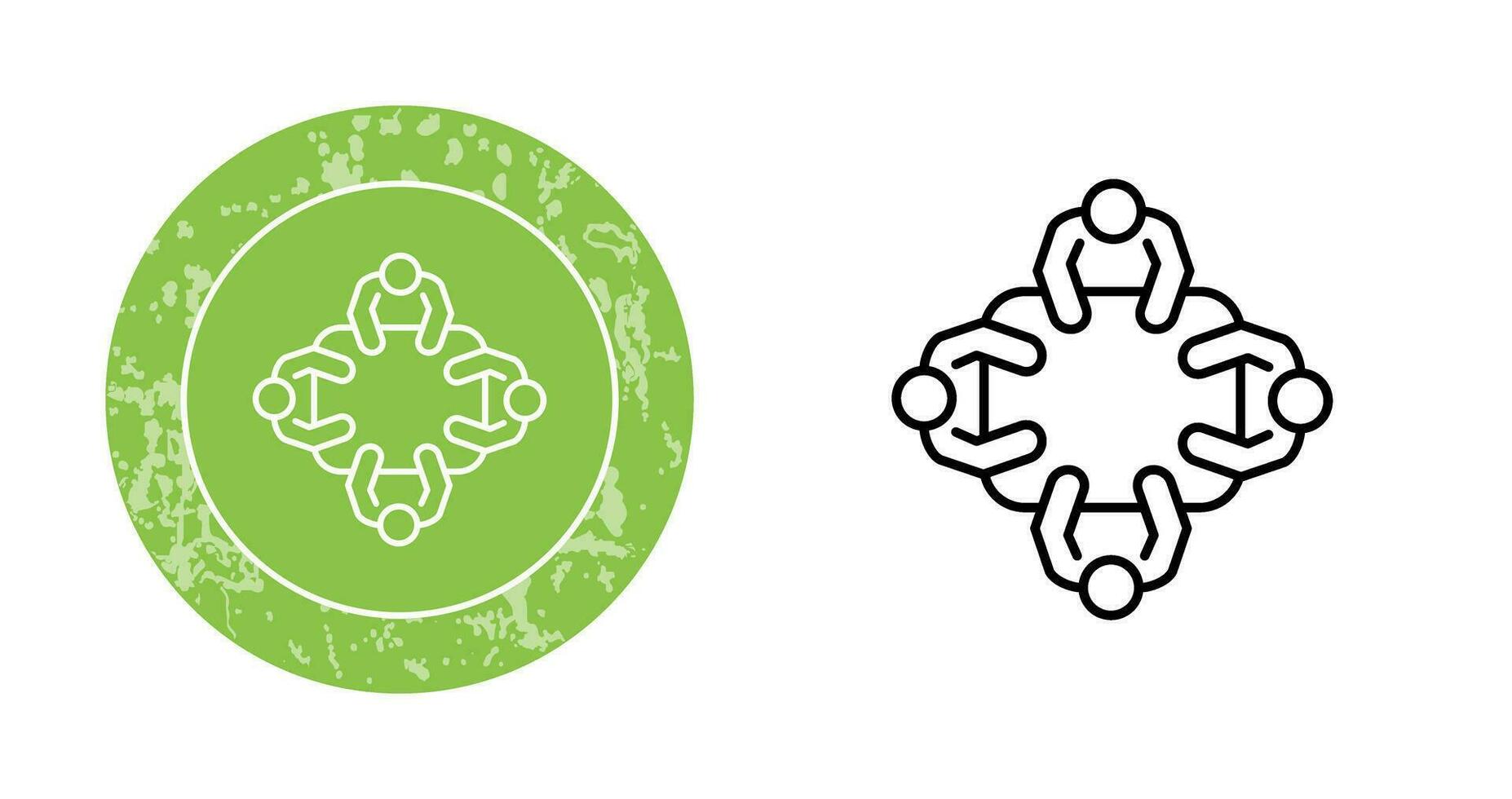 Staff Meeting Vector Icon