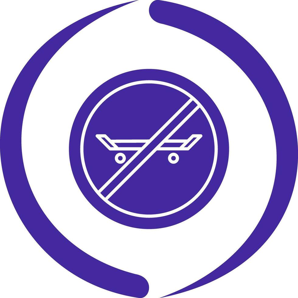 No Skating Vector Icon