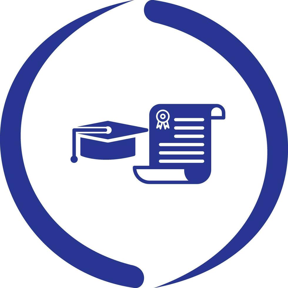 Unique Graduation Vector Icon