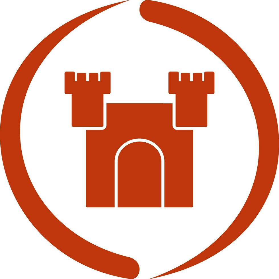 Unique Castle Vector Icon