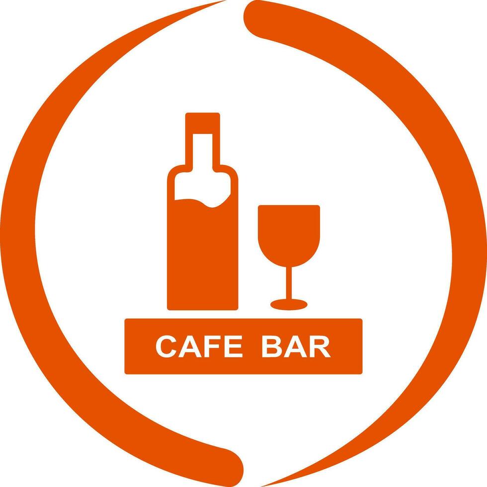 Unique Drinks Cafe Vector Icon