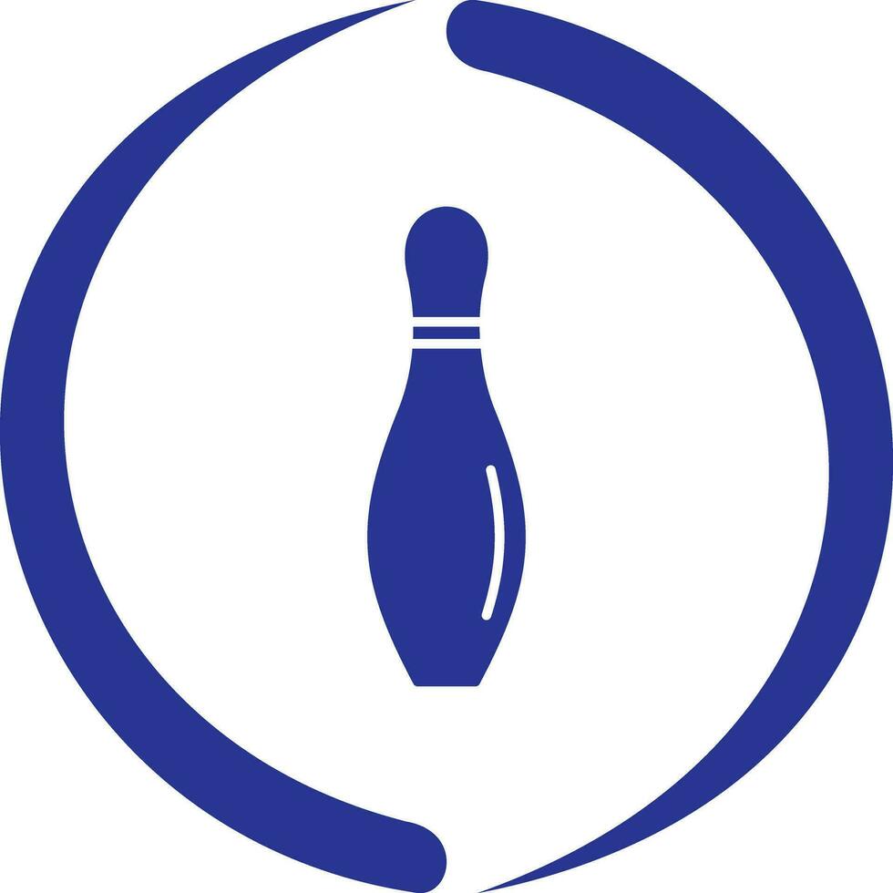 Bowling Pin Vector Icon