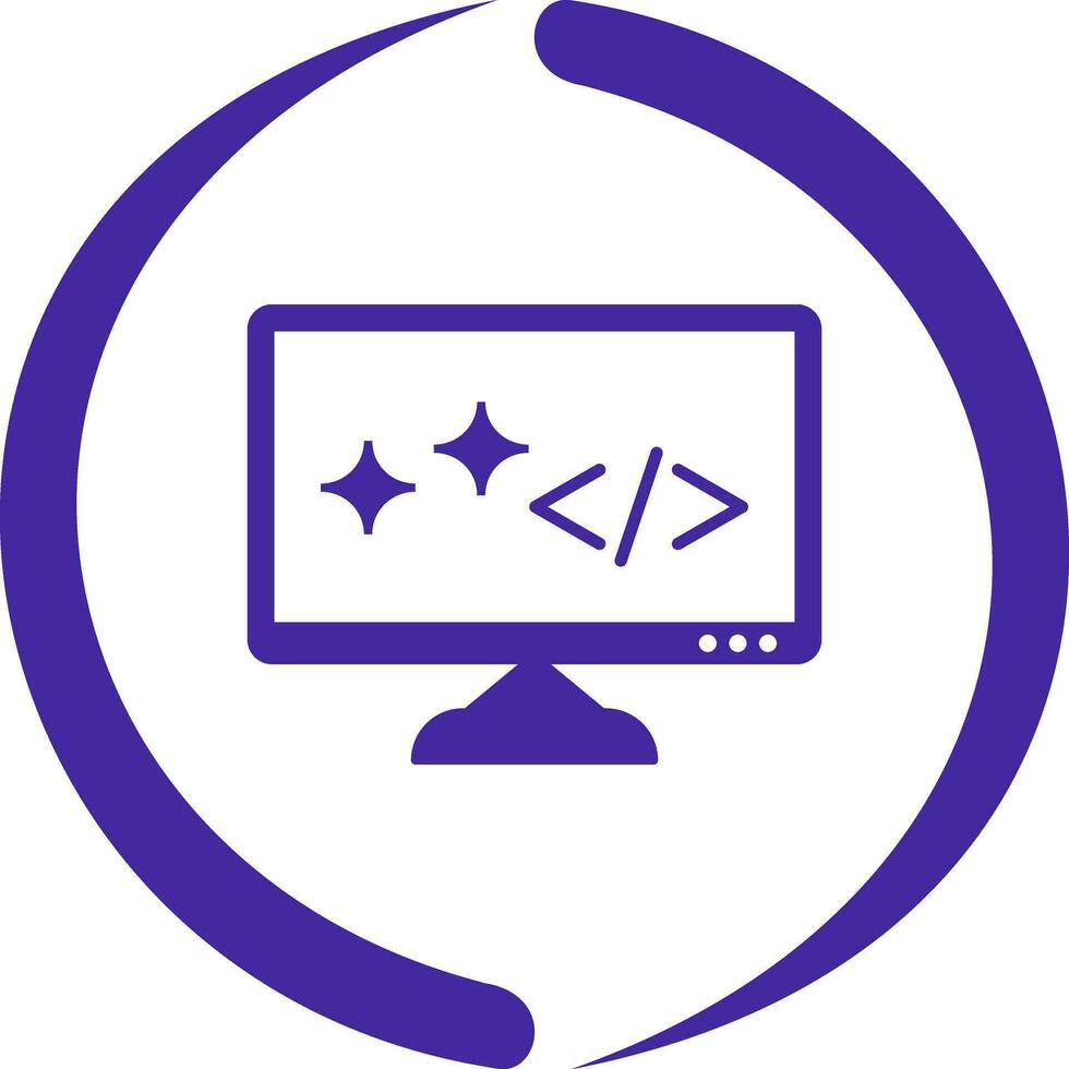 Unique Clean Code Vector Icon