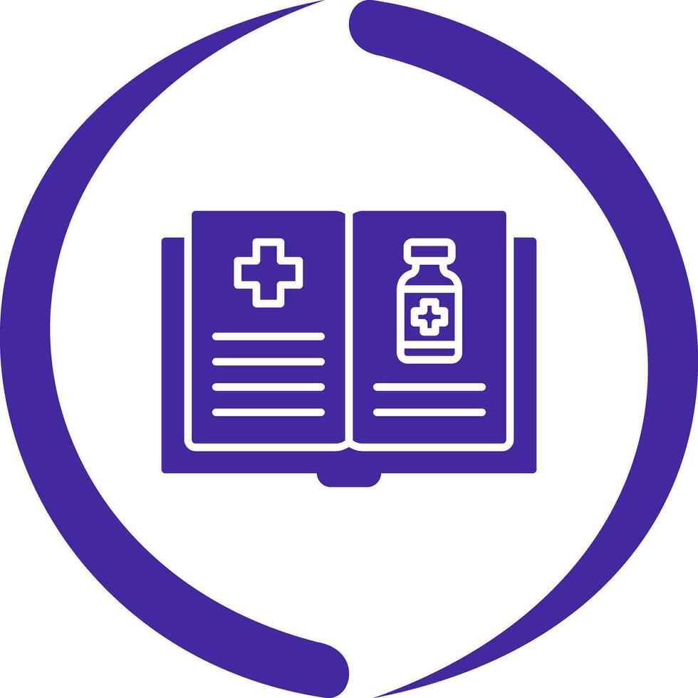 Medical Book Vector Icon