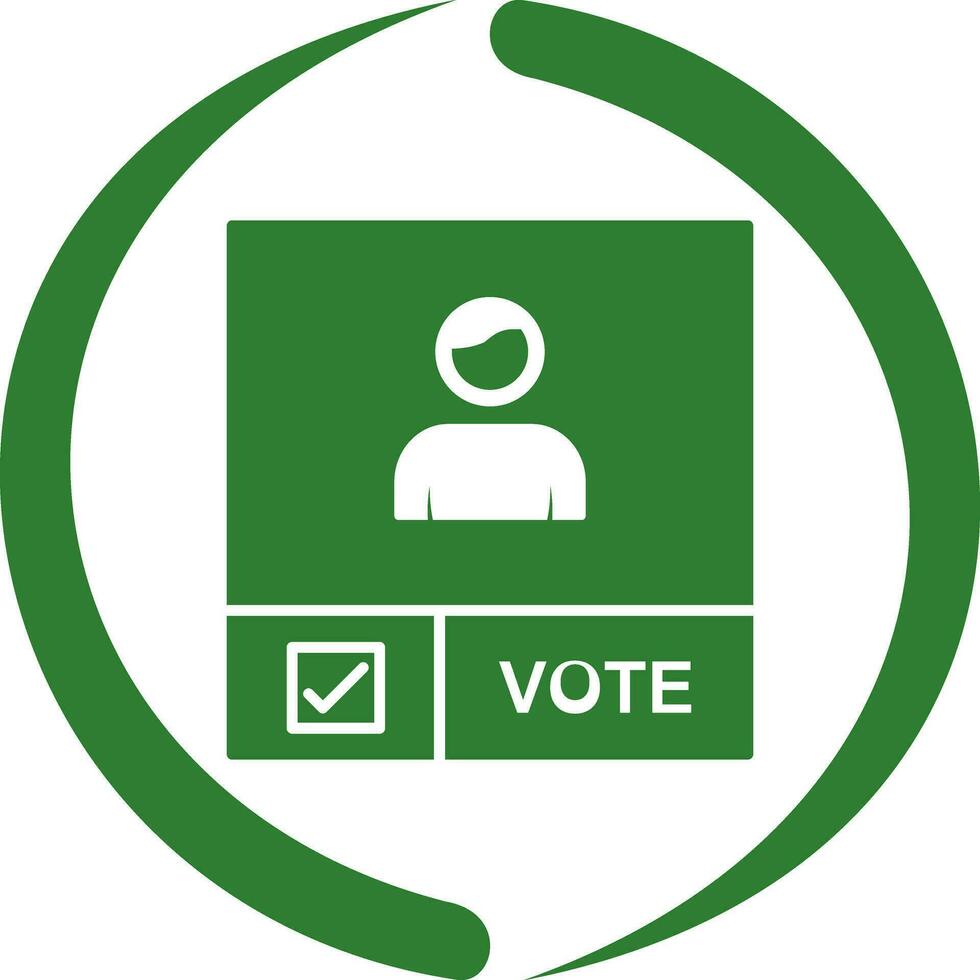 Candidate Banner Vector Icon