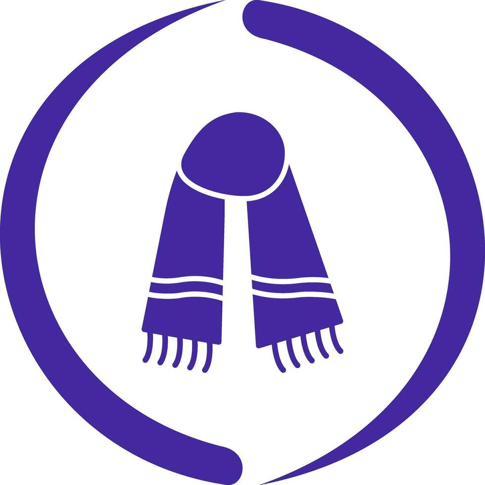 Warm Scarf Vector Icon