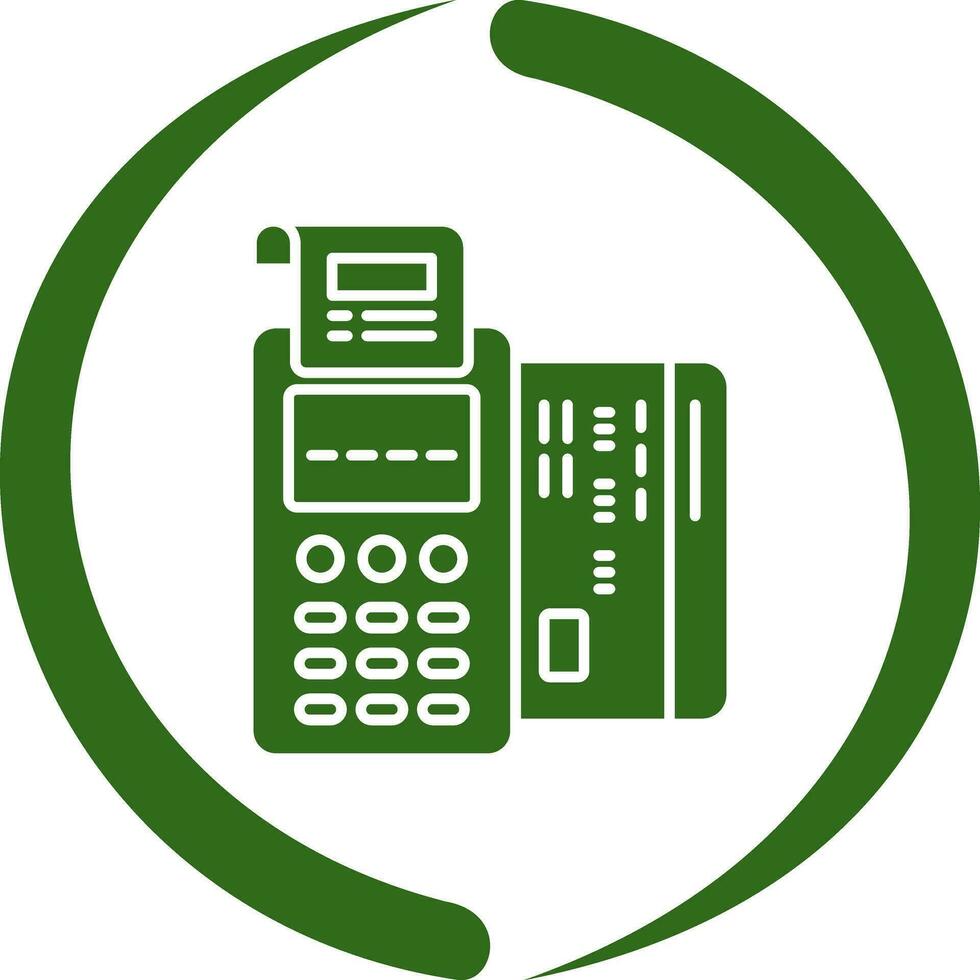 Pos Terminal Vector Icon