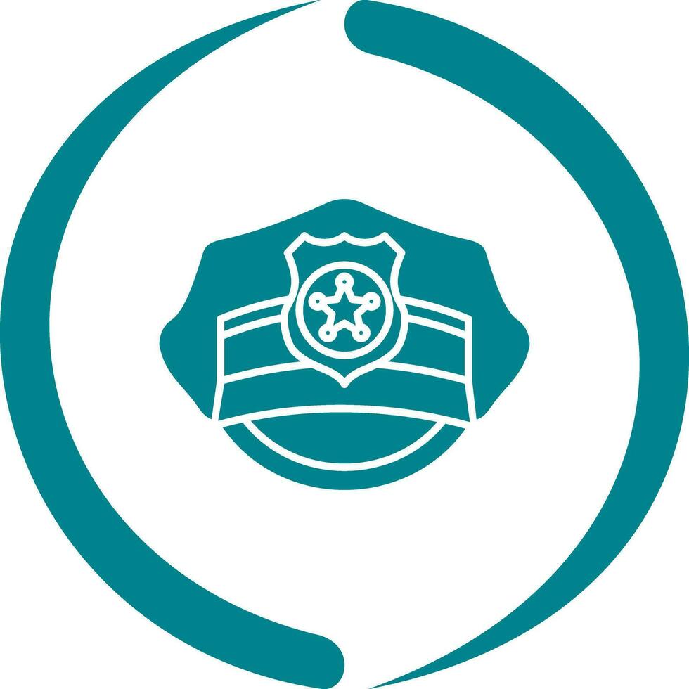 Police Hat Vector Icon