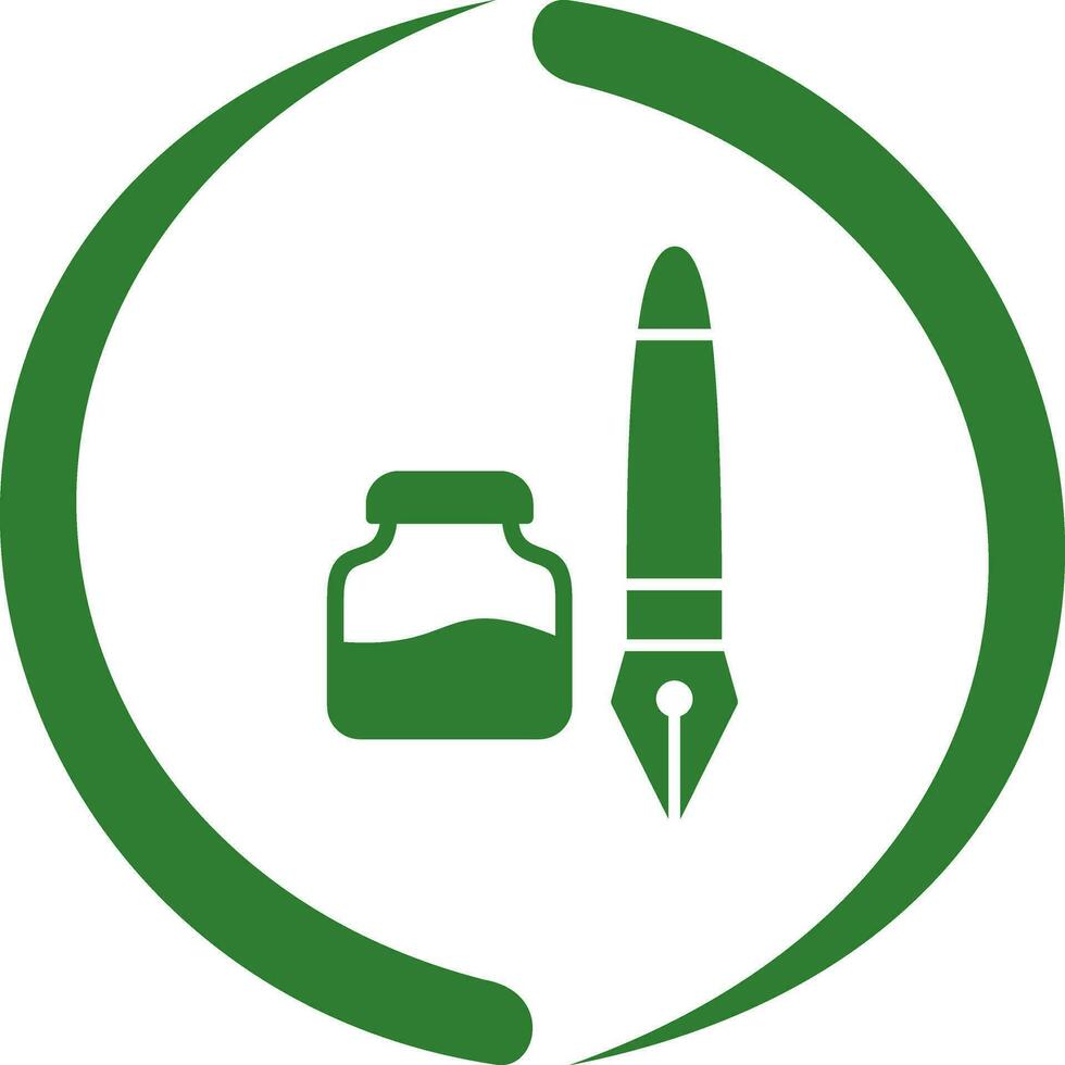 Ink and Pen Vector Icon