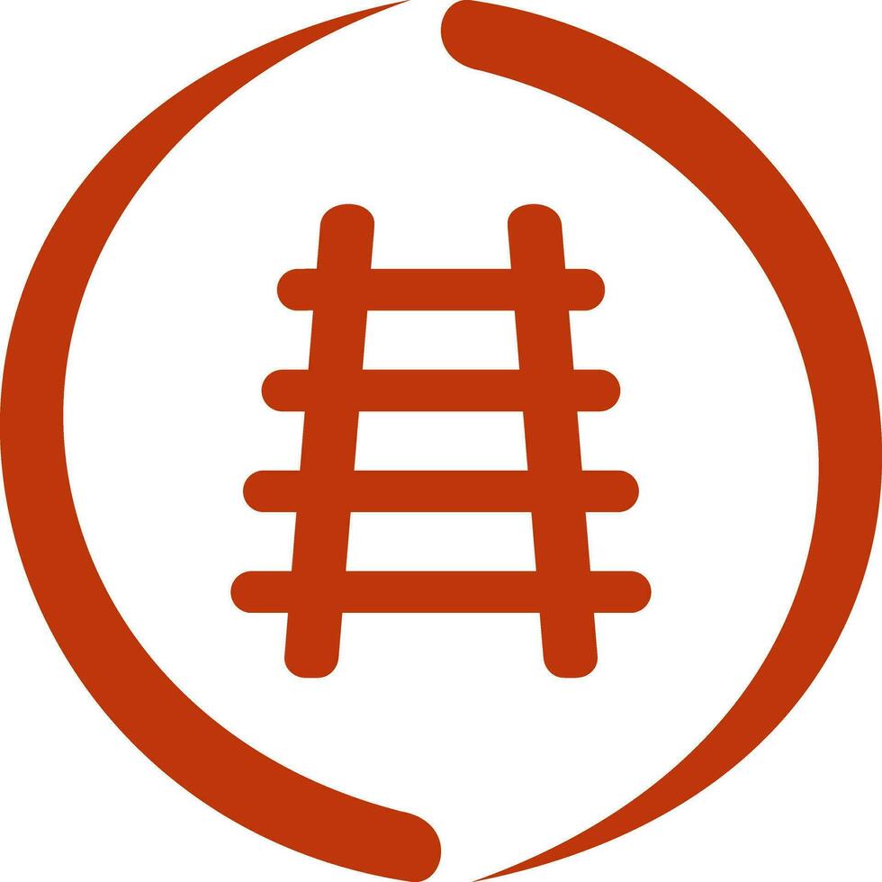 Train Tracks Vector Icon