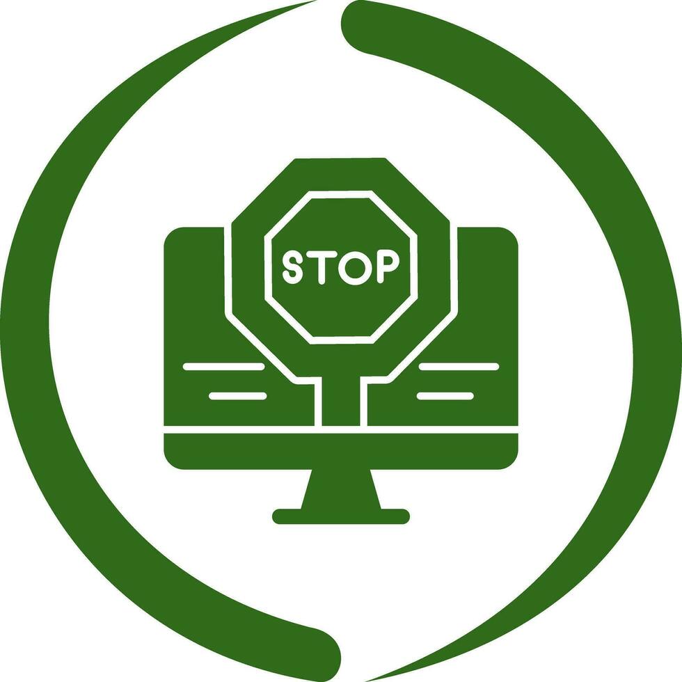 Stop Vector Icon