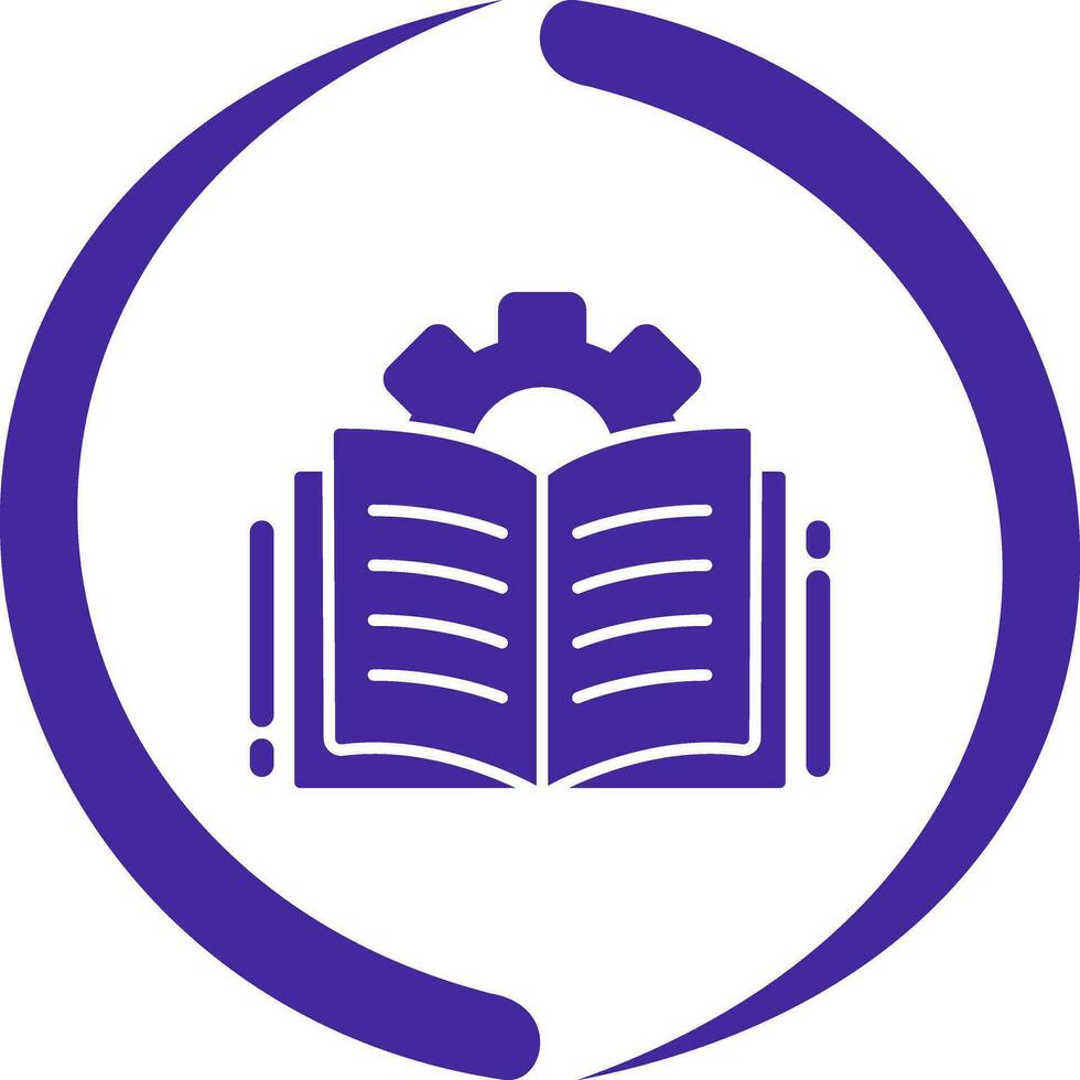 Open Book Vector Icon