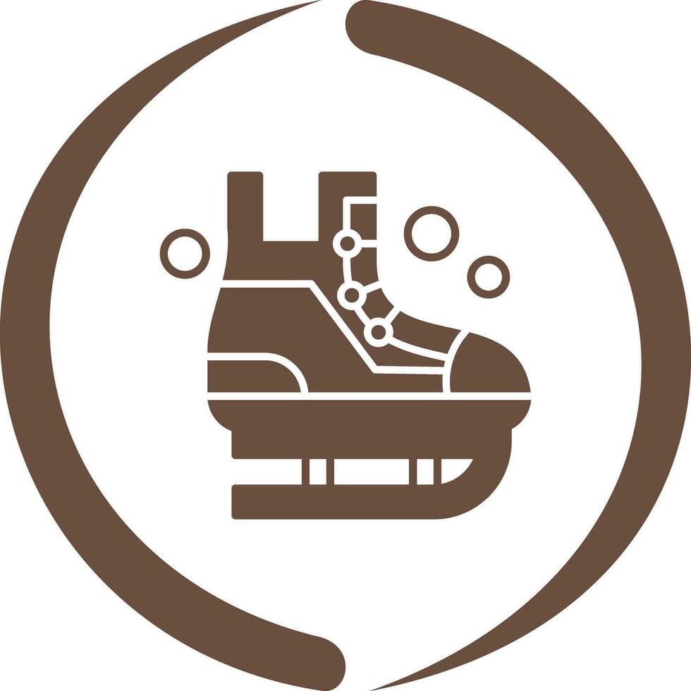Ice Skating Vector Icon