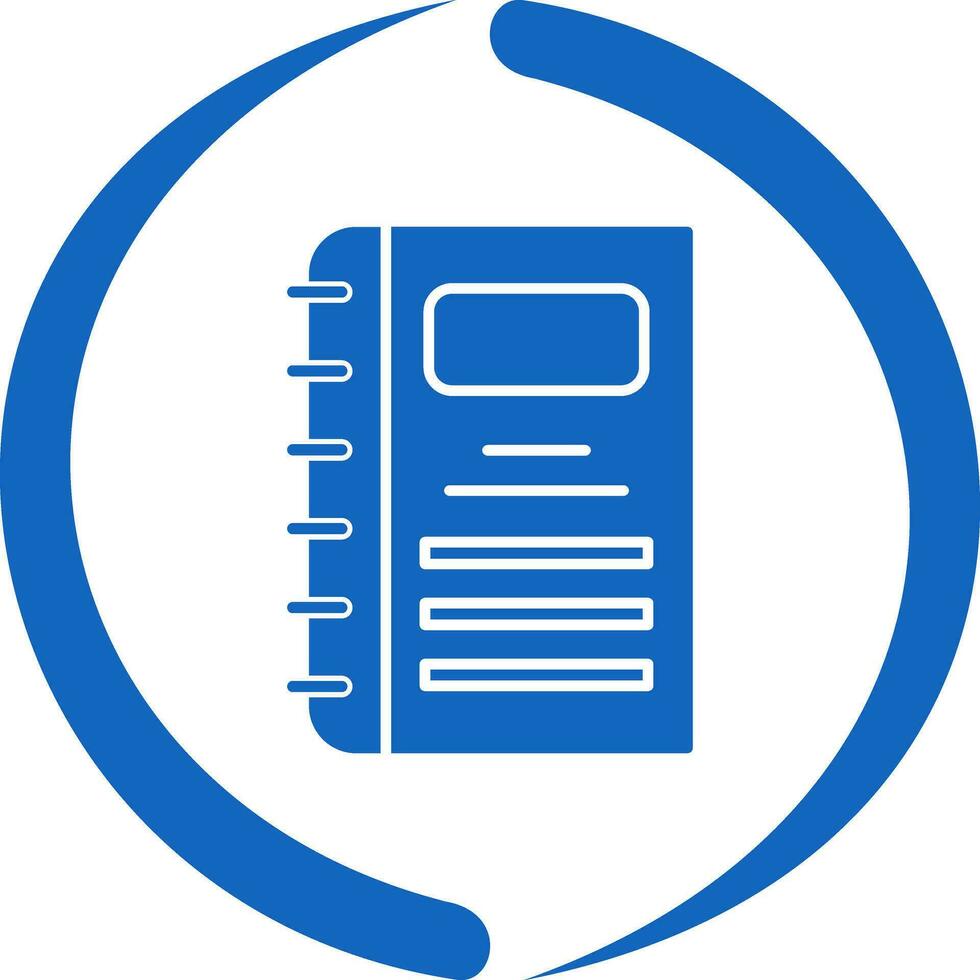 Notebook Vector Icon