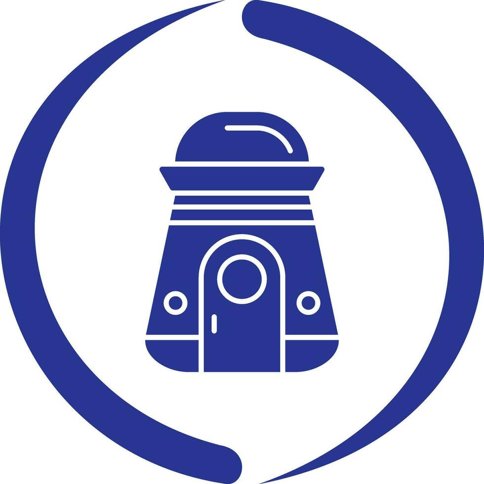 Space Capsule Vector Icon