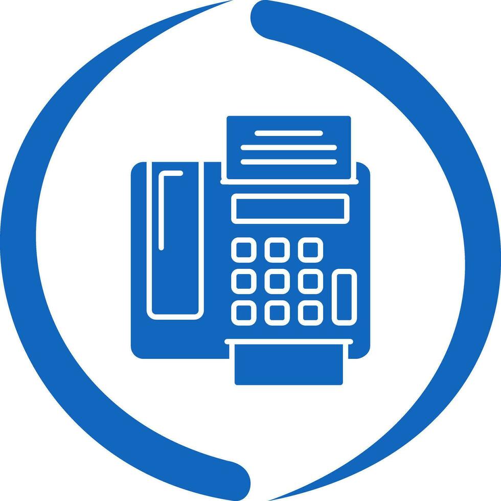 fax Machine Vector Icon