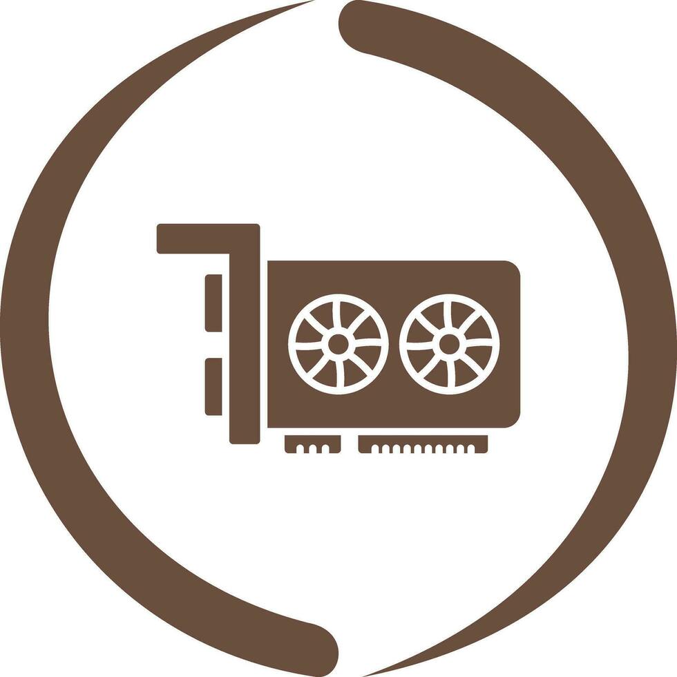 Graphic Card Vector Icon