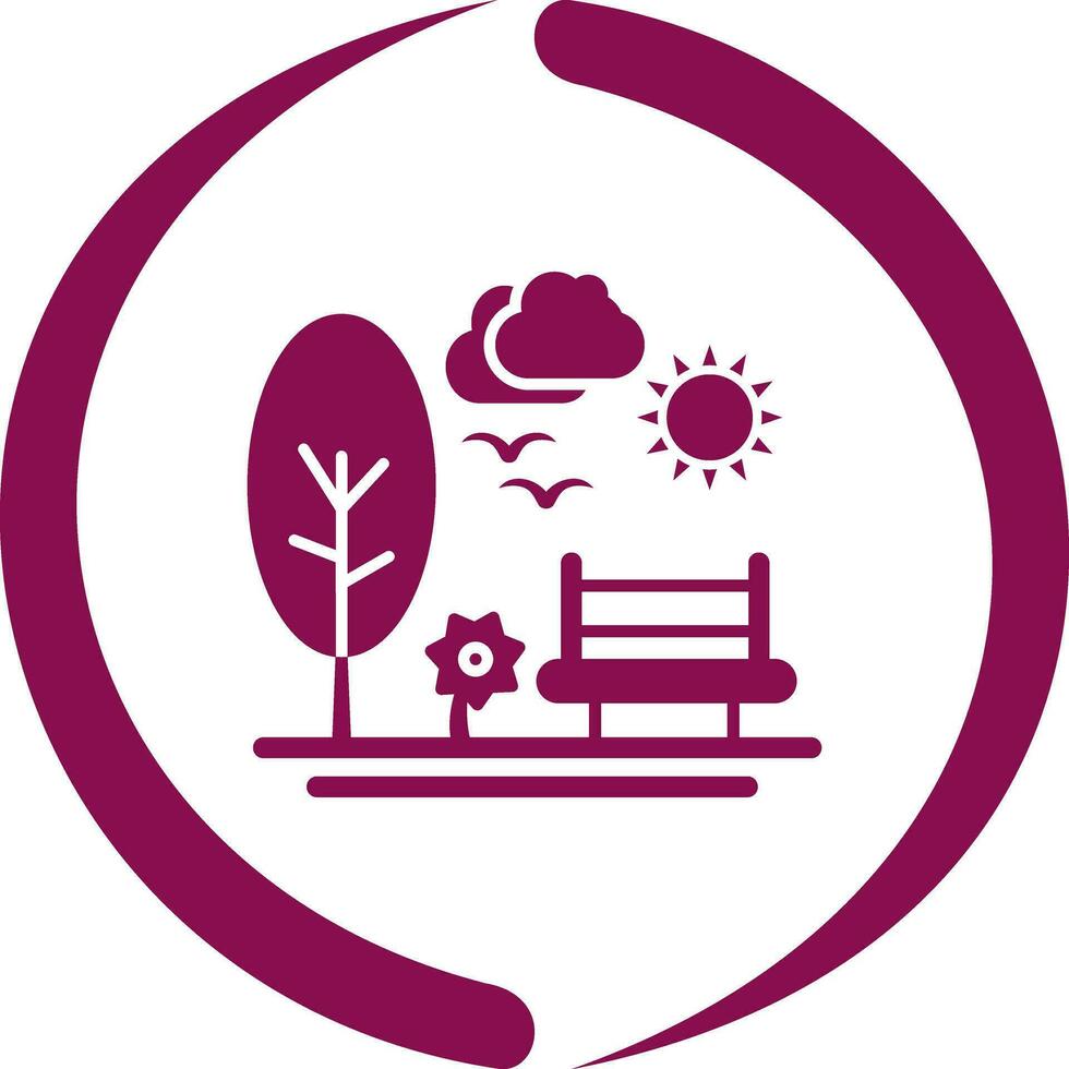 Park Vector Icon