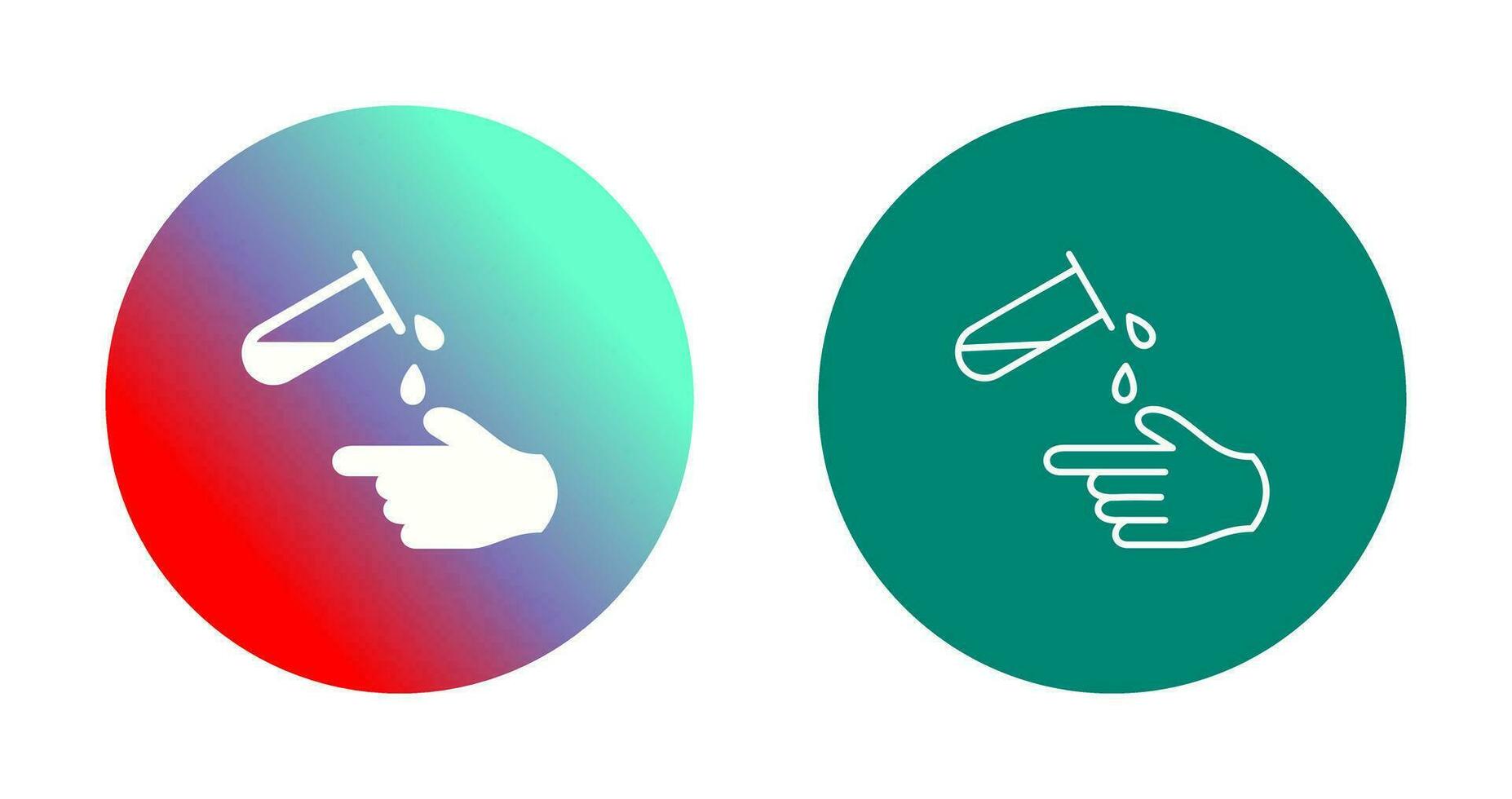 Corrosive Hazard Vector Icon