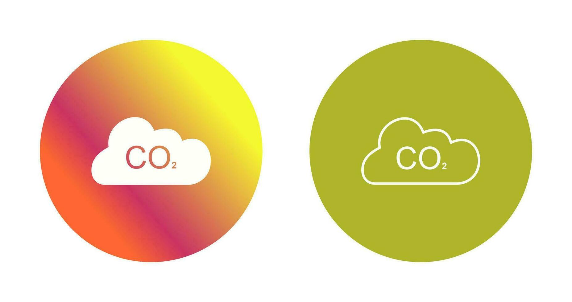 Carbon Dioxide Vector Icon