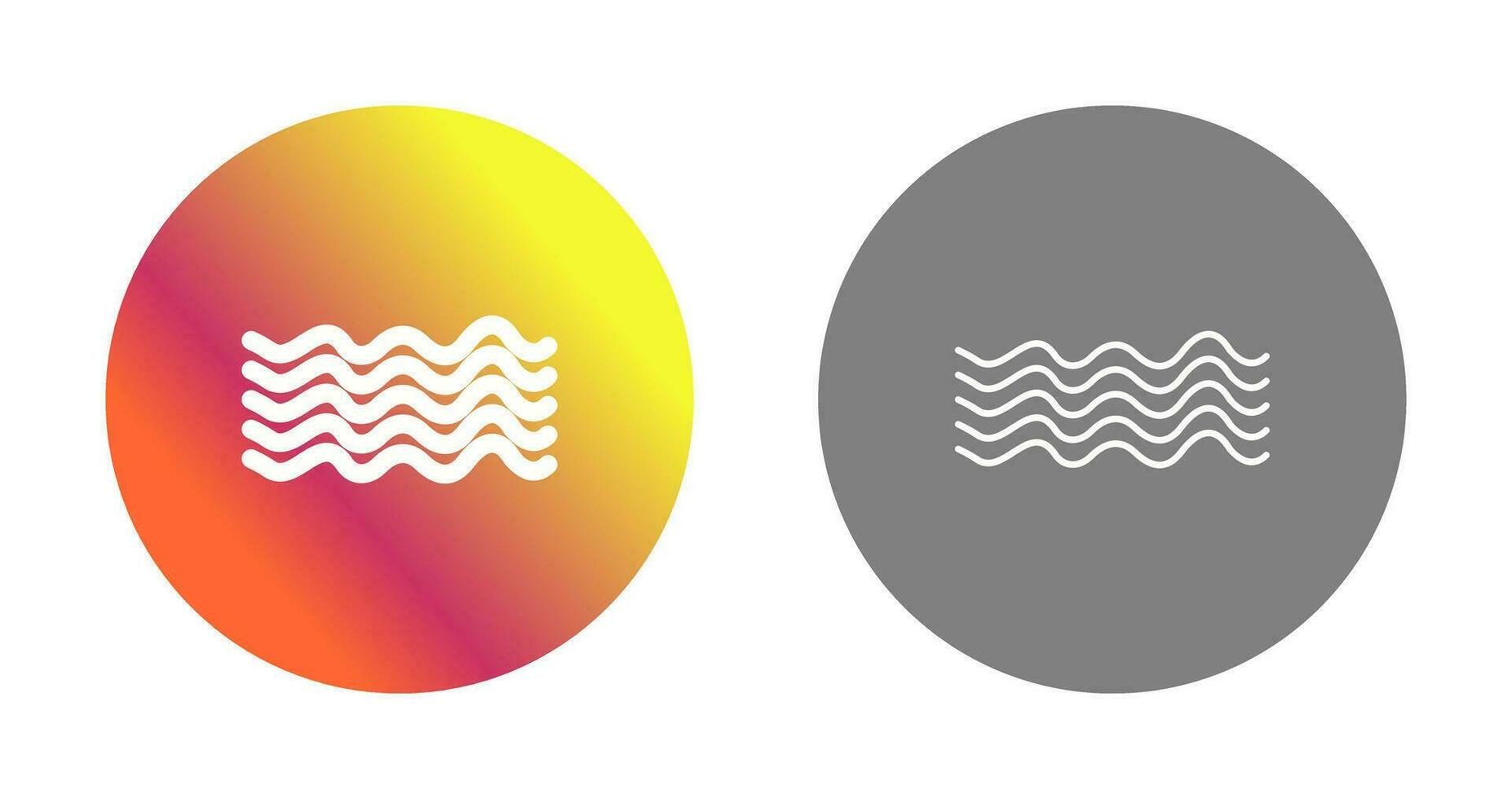 Magnetic Waves Vector Icon