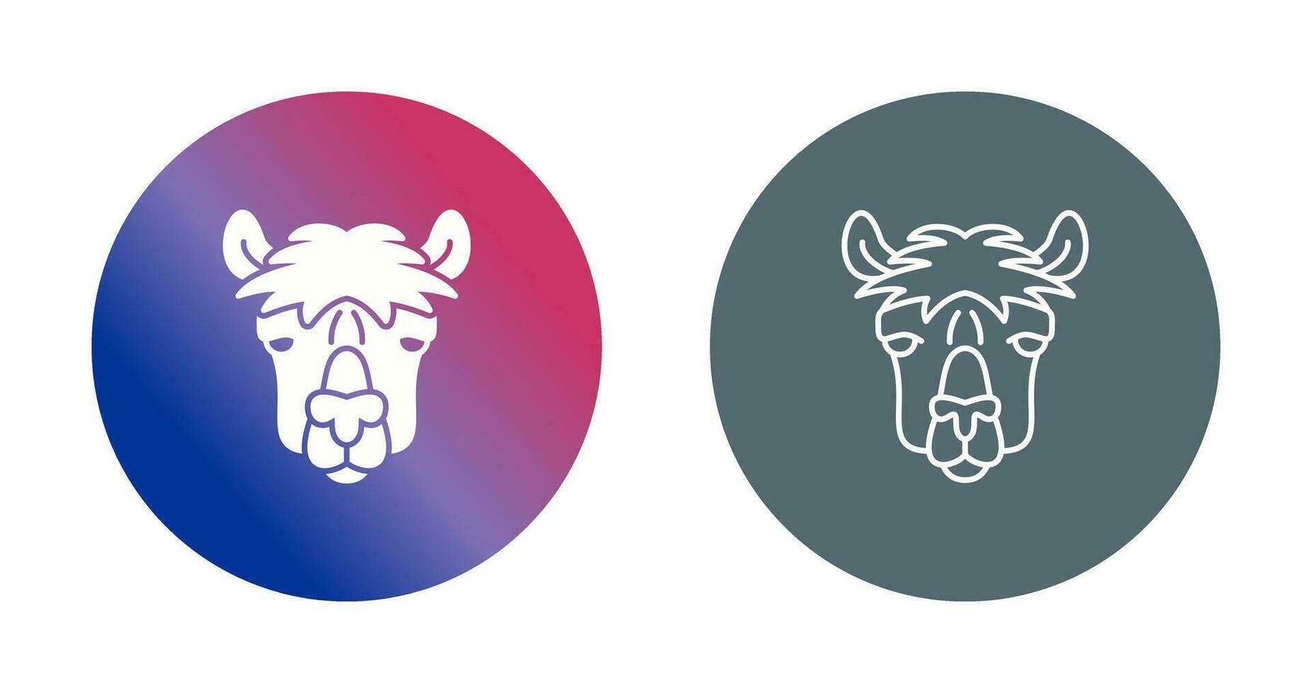 icono de vector de alpaca